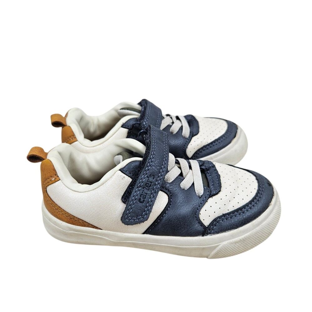 Carters Keneth Low Top Sneakers Boys 8 M Kids Hook & Loop